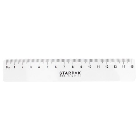 Linijka plastikowa 15cm STARPAK 438871