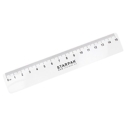 Linijka plastikowa 15cm STARPAK 438871