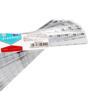 Linijka plastikowa 15cm op20szt. STARPAK 447742
