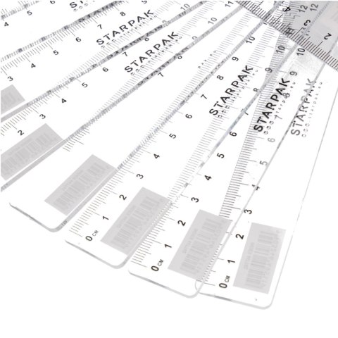Linijka plastikowa 15cm op20szt. STARPAK 447742