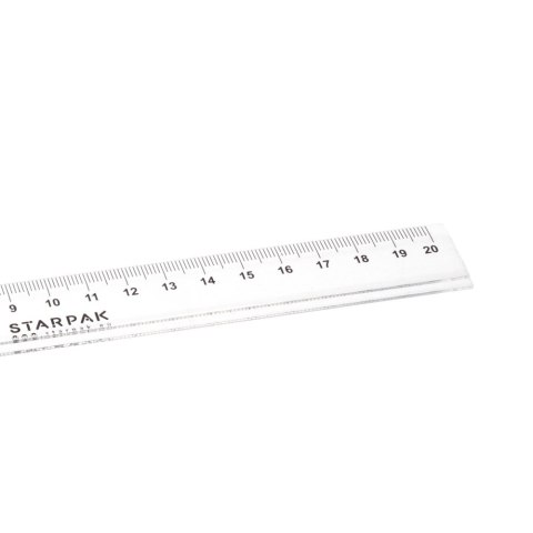 Linijka plastikowa 15cm op20szt. STARPAK 447742