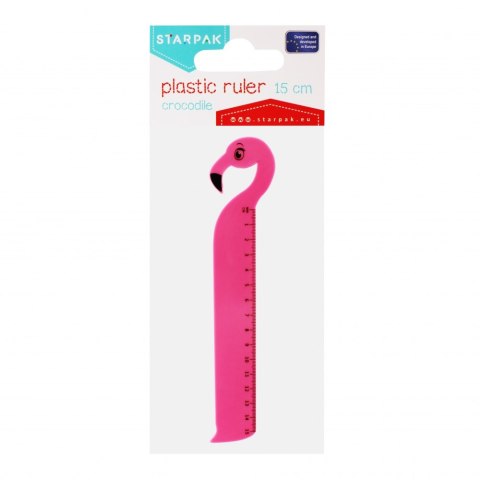 Linijka plastikowa Flaming 15cm PBH STARPAK 470962
