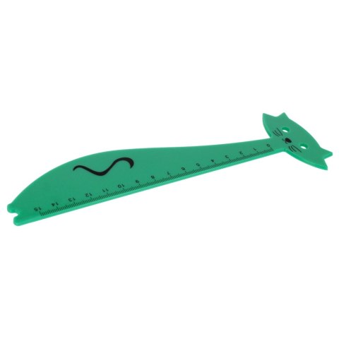 Linijka plastikowa Kot 15cm STARPAK 447744