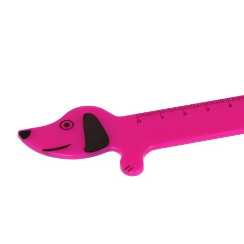 Linijka plastikowa Pies 15cm STARPAK 447745