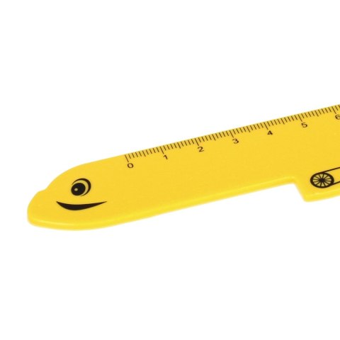 Linijka plastikowa Samolot 15cm PBH STARPAK 470961