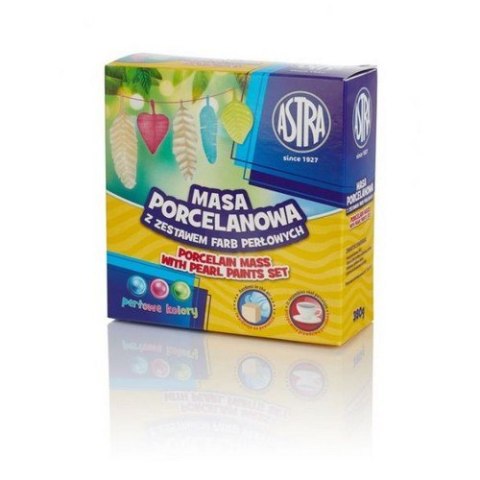 Masa porcelanowa 3 kolory farb perłowych ASTRA 336118018