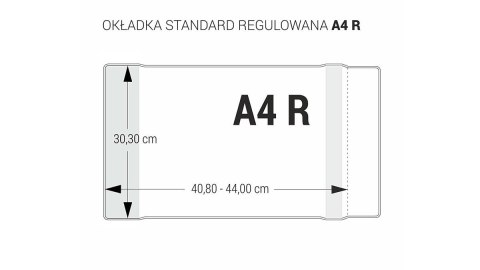 Okładka regulowana A4 - 303 bezbarwna BIURFOL OZB-46