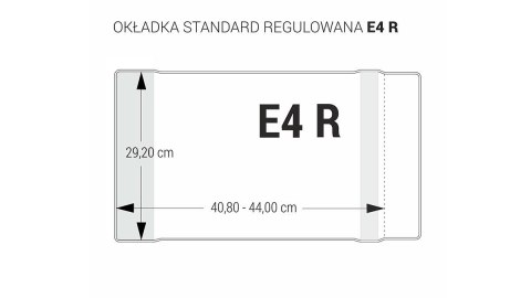 Okładka regulowana E4 - 292 bezbarwna BIURFOL OZB-57