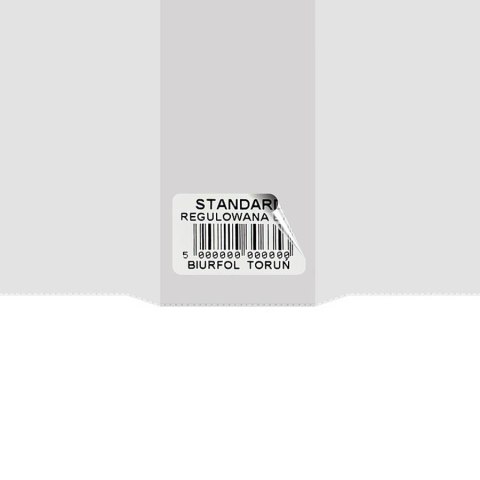 Okładka standard S7-258 regulowana z kodem na szt. op. 25 BIURFOL OZK-58