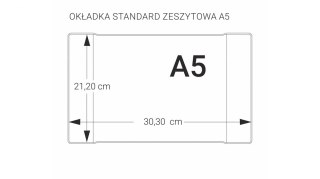 Okładka zeszytowa standard A5 - 212 bezbarwna op 10 BIURFOL OZK10-01-02