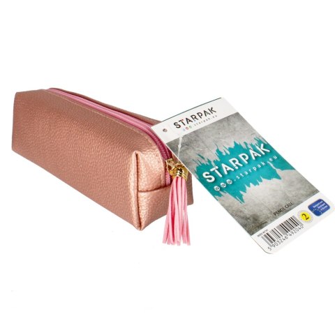 Piórnik saszetka 1zamek Fringe róż STARPAK 447191