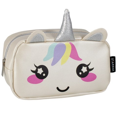 Piórnik saszetka 1zamek srebrny Unicorn STARPAK 472163