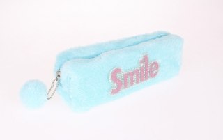 Piórnik saszetka pluszowa 1zamek Smile STARPAK 447226