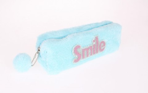 Piórnik saszetka pluszowa 1zamek Smile STARPAK 447226