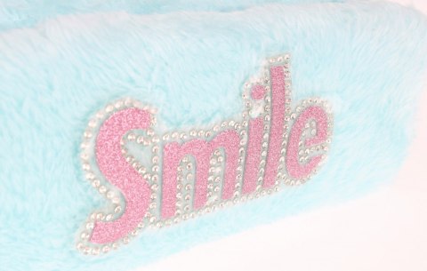 Piórnik saszetka pluszowa 1zamek Smile STARPAK 447226
