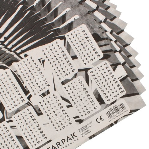 Plan lekcji z tabliczką mnożenia A5 Graffiti STARPAK 451893
