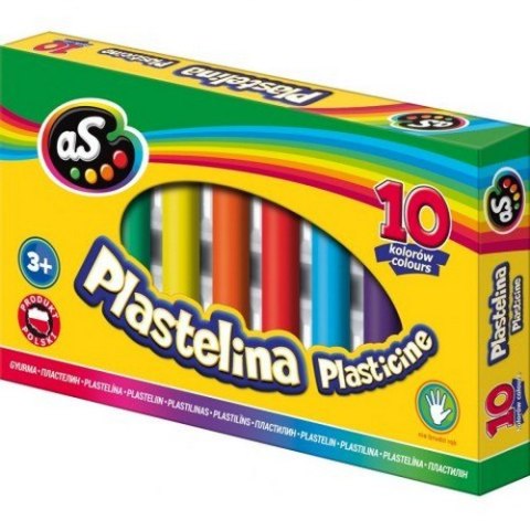Plastelina 10 kolorów As ASTRA 303219002