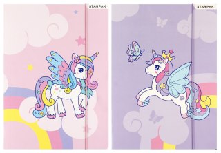 Teczka z gumką A4 Unicorn STARPAK 480785