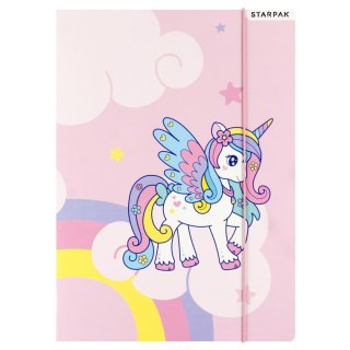 Teczka z gumką A4 Unicorn STARPAK 480785