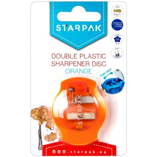 Temperówka 2 ostrza Dysk pomarańczowa B/C STARPAK 471006