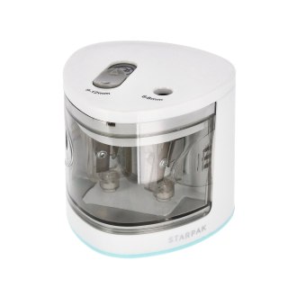 Temperówka na baterie podwójna biała STARPAK 470856