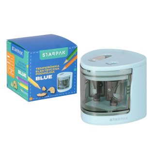 Temperówka na baterie podwójna niebieska STARPAK 470857