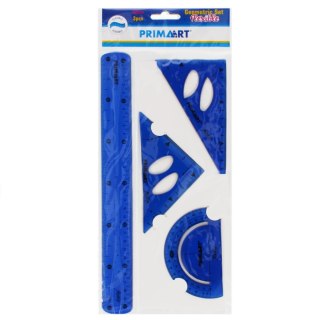 Zestaw geometryczny elastyczny 30cm 3 elementy PRIMA ART 472400
