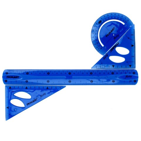 Zestaw geometryczny elastyczny 30cm 3 elementy PRIMA ART 472400