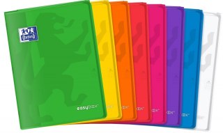 Zeszyt A4 Oxford Easybook, 60 kartek, kratka z marginesem, mix kolorów
