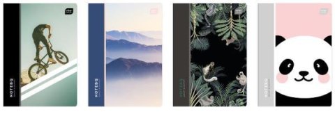 Zeszyt A5 96 kartek kratka Opr PP INTERDRUK 276933