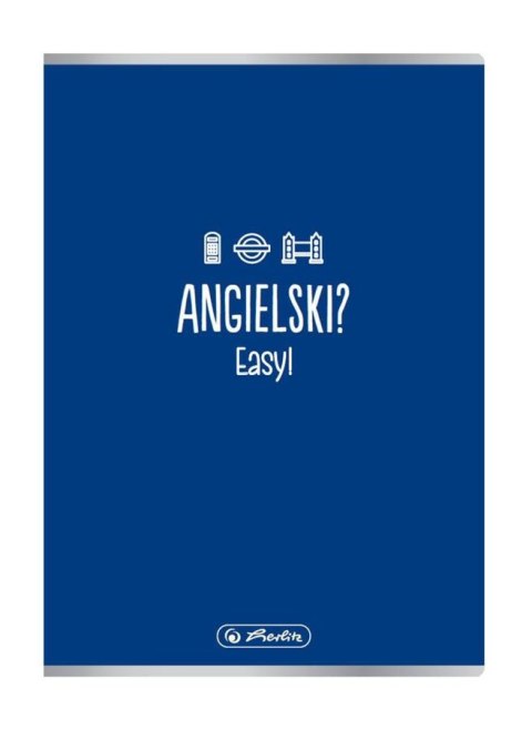 Zeszyt A5/60 kartek kratka J. angielski HERLITZ 9577388