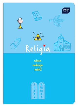 Zeszyt A5/60K kratka Religia FOL A 10 INTERDRUK 264190