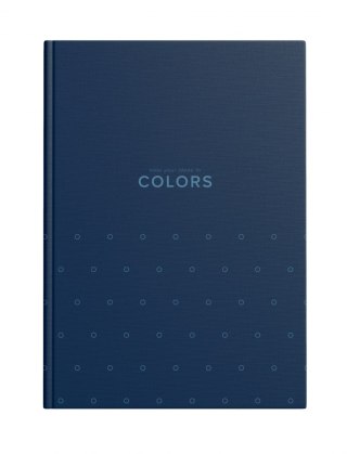 Brulion A5 Top 2000 COLORS 192 kartki w kratkę, Niebieski