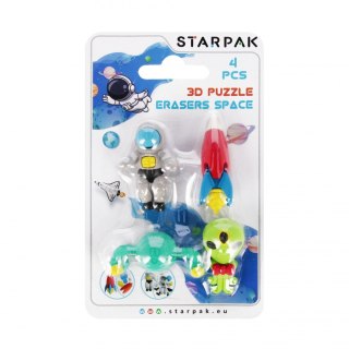 Gumka do mazania 3D puzzle Space 4szt. STARPAK 505320