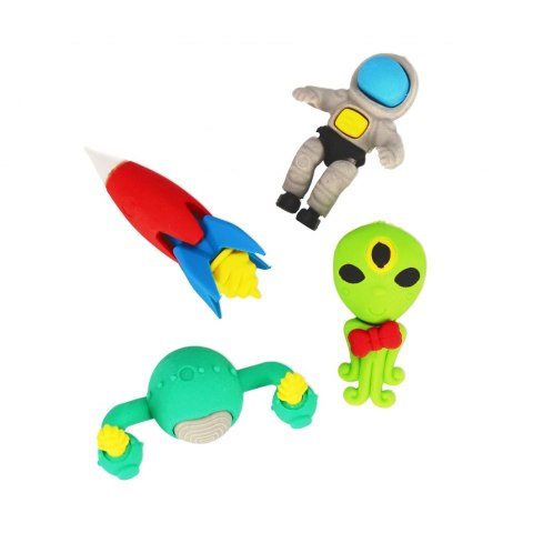 Gumka do mazania 3D puzzle Space 4szt. STARPAK 505320