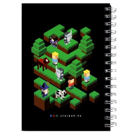 Kołonotes A5 oprawa twarda Pixel Game STARPAK 507481