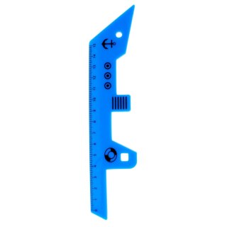Linijka plastikowa Statek 15cm STARPAK 491025