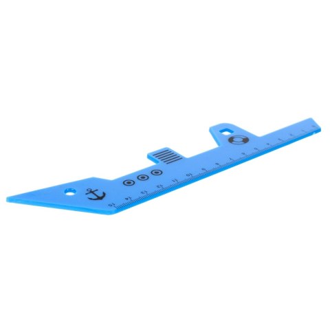 Linijka plastikowa Statek 15cm STARPAK 491025