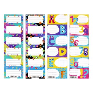 Naklejki na zeszyt Literki/Cyferki1 A 25 STARPAK 494481