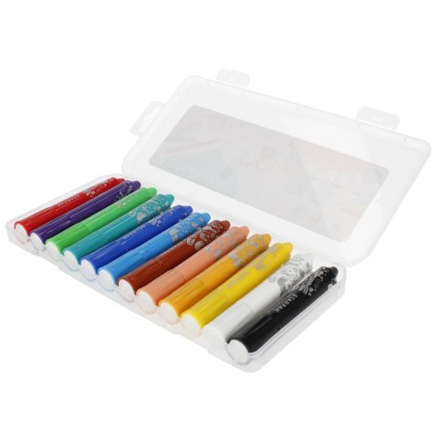 Pastele olejne wykręcane 12 kolorów STARPAK 491030