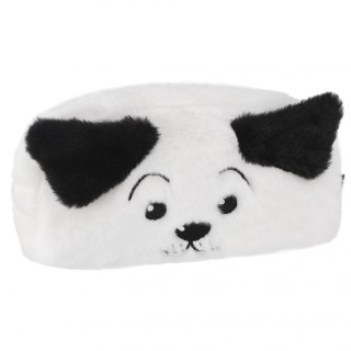 Piórnik saszetka pluszowa 1zamek Dog B&W STARPAK 502046