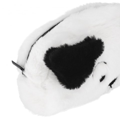 Piórnik saszetka pluszowa 1zamek Dog B&W STARPAK 502046