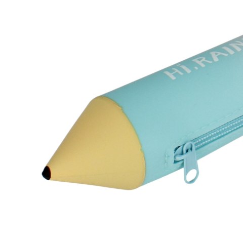 Piórnik silikon 1zamek ołówek mint STARPAK 510976