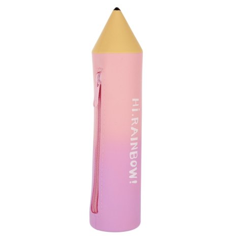 Piórnik silikon 1zamek ołówek violet STARPAK 510979