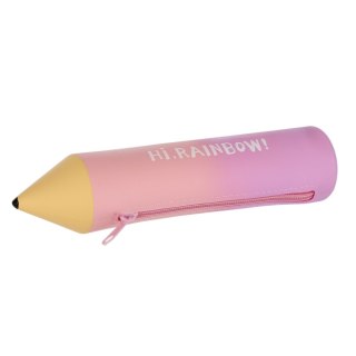 Piórnik silikon 1zamek ołówek violet STARPAK 510979