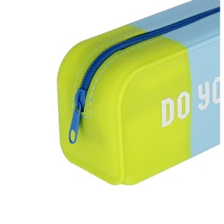Piórnik silikon 1zamek tricolore neon STARPAK 510987