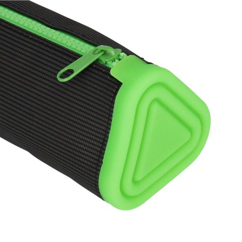 Piórnik trójkątny 1zamek silikon/materiał STARPAK 510992