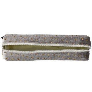 Piórnik tuba kwadratowa Grey Cristal STARPAK 490730
