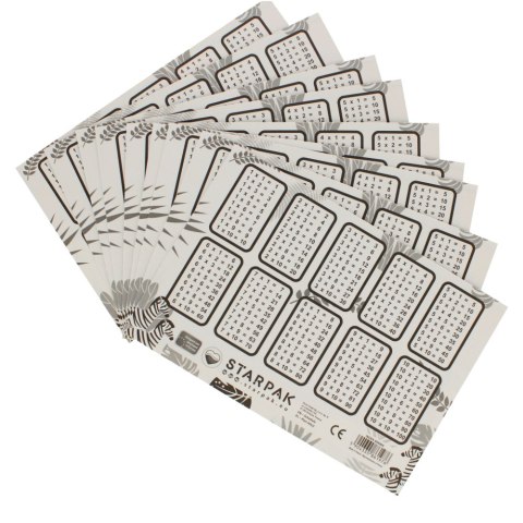 Plan lekcji z tabliczką mnożenia A5 Safari STARPAK 494009