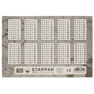 Plan lekcji z tabliczką mnożenia A5 Trip STARPAK 494185